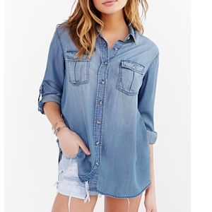 BDG Chambray Button Down Shirt